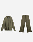 COORDINATO LOUNGE COSTINE VERDE MILITARE