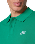 POLO CLUB ESSENTIAL PIQUE POLO SHIRT MALACHITE/WHITE