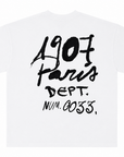 T-SHIRT 1907 PARIS DEPT WHITE