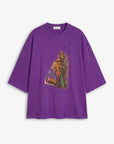 T-SHIRT CON STAMPA PURPLE
