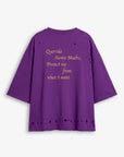 T-SHIRT CON STAMPA PURPLE