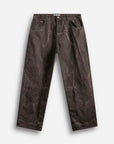 DENIM BALLOON MARMORIZZATO BROWN