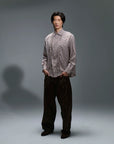 DENIM BALLOON MARMORIZZATO BROWN