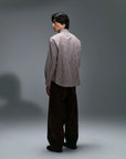 DENIM BALLOON MARMORIZZATO BROWN