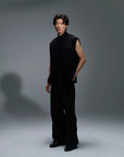 PANTALONE CON ZIP BLACK
