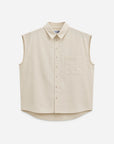 CAMICIA SMANICATA “SAVIOR” beige