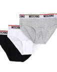 MOSCHINO UNDERWEAR TRI-PACK SLIP