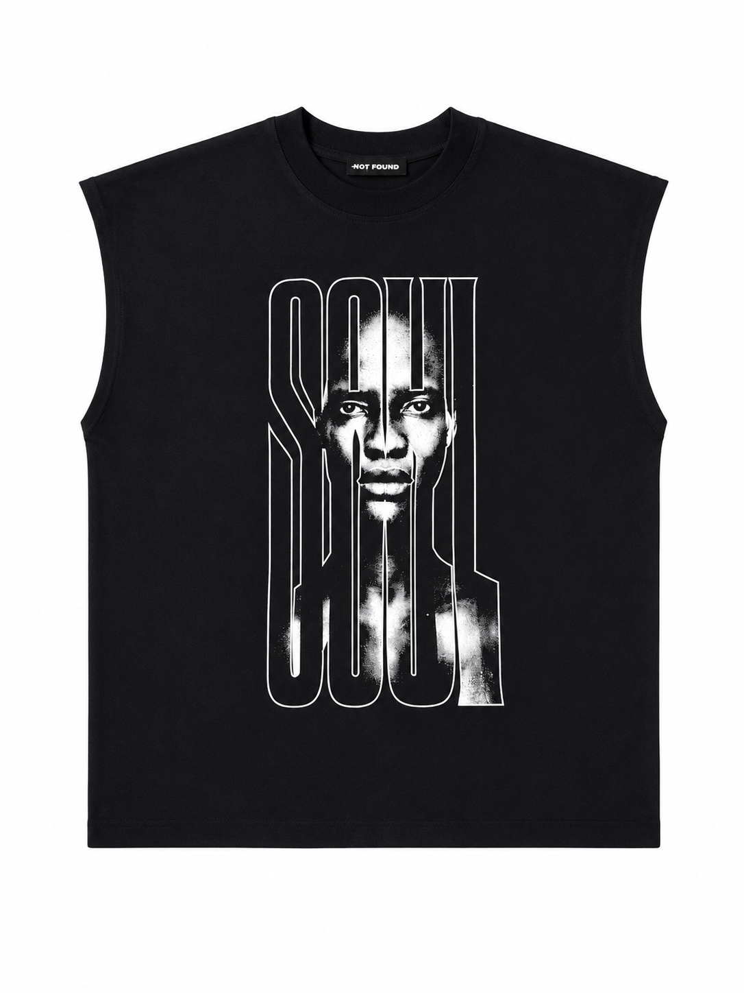 T-SHIRT SMANICATA SOUL BLACK