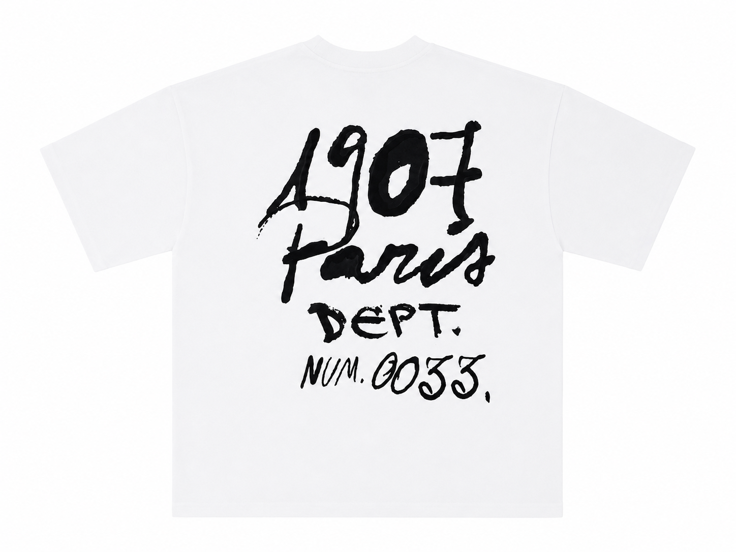 T-SHIRT 1907 PARIS DEPT WHITE