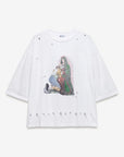 T-SHIRT CON STAMPA WHITE