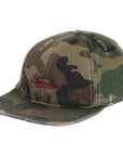 CAPPELLO SUPREME DISTRESSED SCRIPT 6-PANEL WOODLAND CAMO