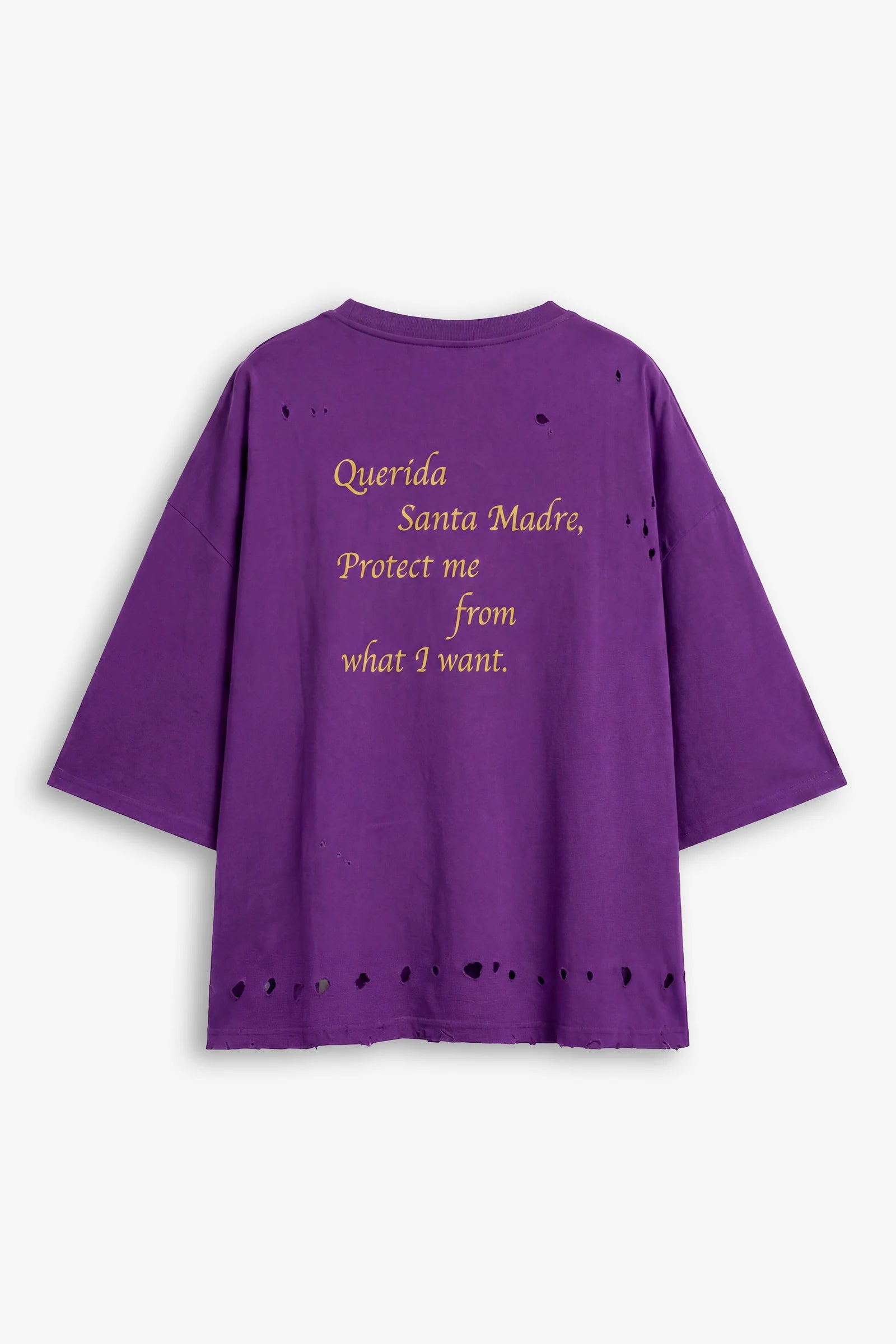 T-SHIRT CON STAMPA PURPLE