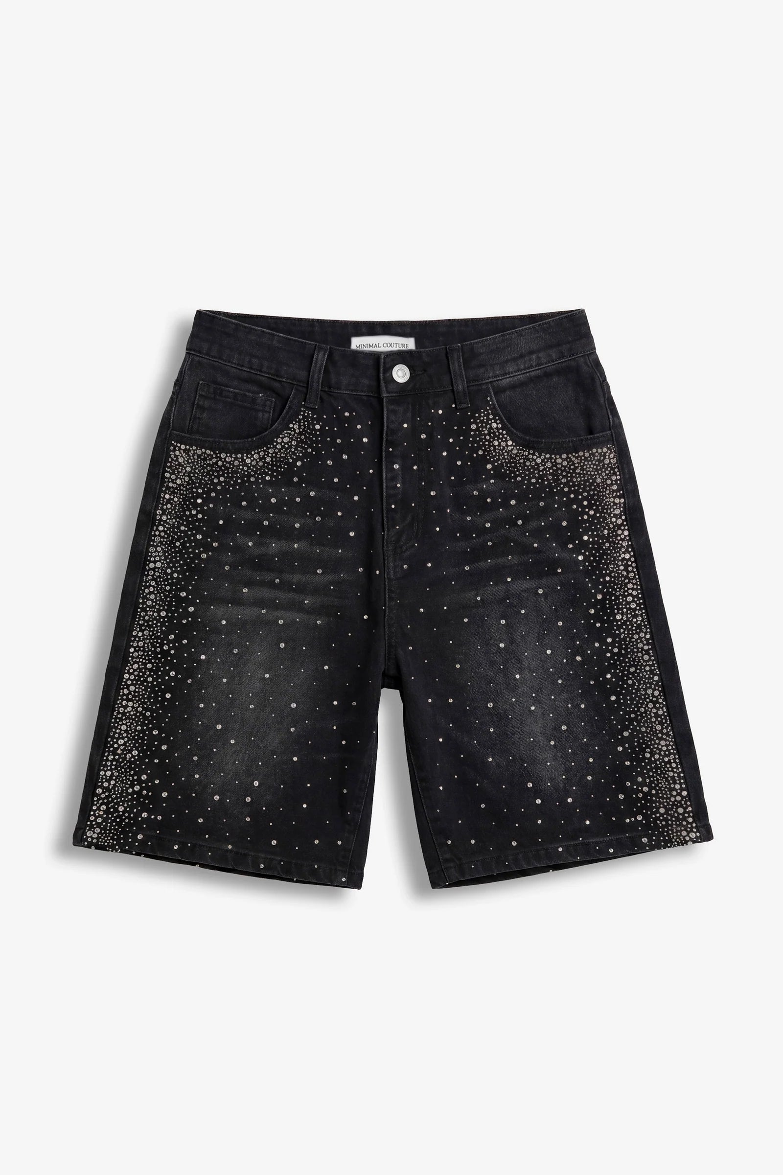 BERMUDA IN DENIM FULL CRYSTAL BLACK