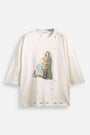 T-SHIRT CON STAMPA WHITE