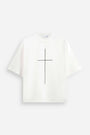 T-SHIRT CROSS WHITE