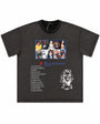 T-SHIRT "AMERICAN IDOLS" WASHED BLACK