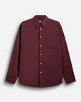CAMICIA OVER BORDEAUX
